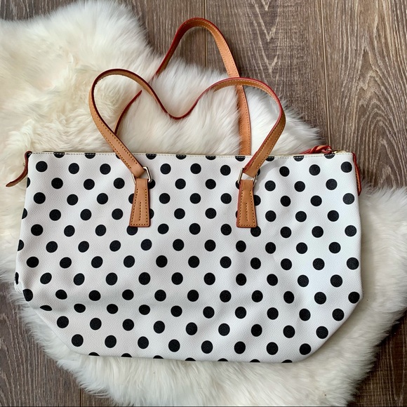 Polkadot Classic Dooney & Bourke Tote - Picture 12 of 12